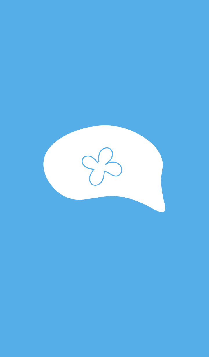 flower draw simple(blue3)