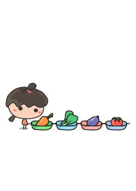 cute staring - 03 - vegetable