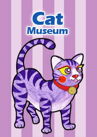 พิพิธภัณฑ์แมว 19 - Purple Romantic Cat