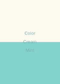 Simple Color : Cream Mint