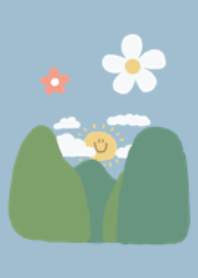 mountains and friends