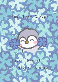 펭귄 클로버 가든!(모란디 블루)