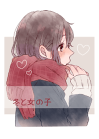 Winter and girls.