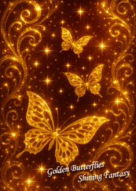Golden Butterflies | Shining Fantasy