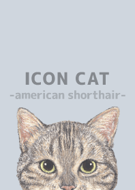 ICON CAT-American Shorthair-PASTEL BL/02