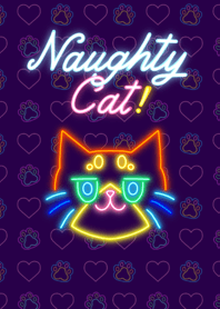 Naughty Cat! : Neon