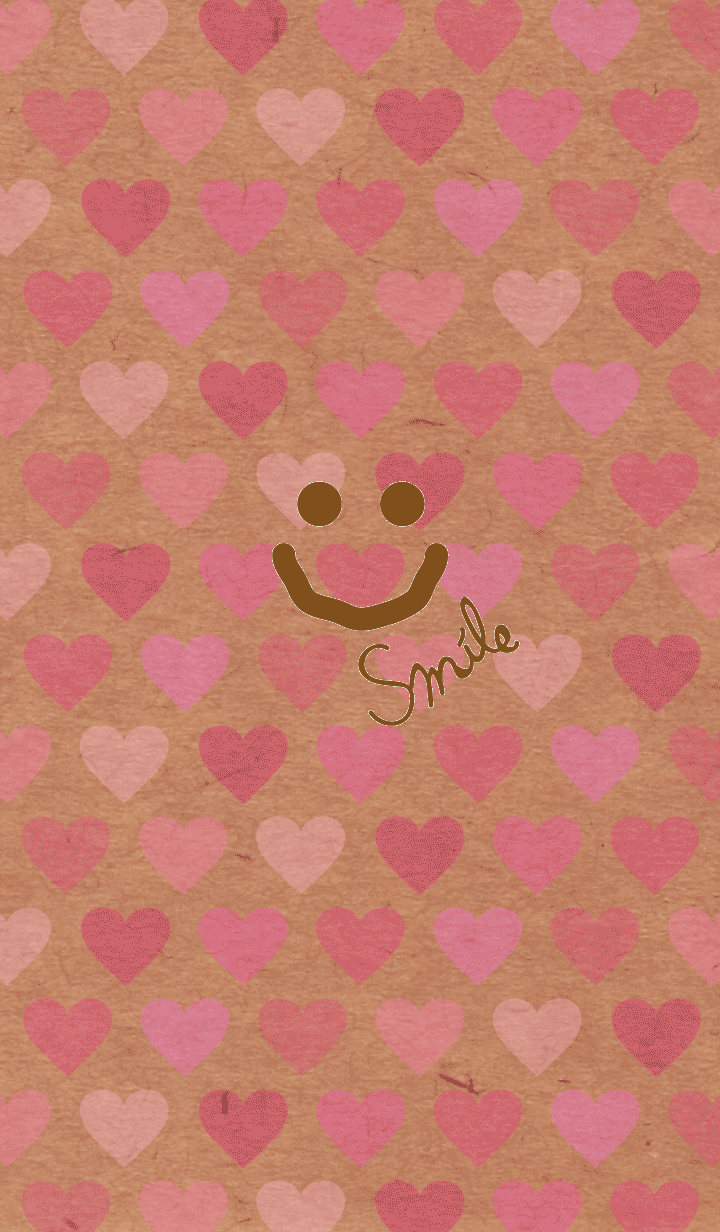 Craft Heart pink Smile