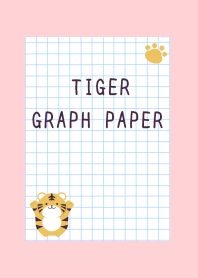 TIGER GRAPH PAPERj-PINK