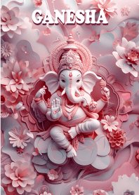 Cute Ganesha: rich, debt-free, lucky