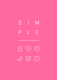SIMPLE / pink