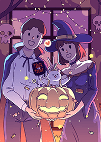 cute couple: trick or treat
