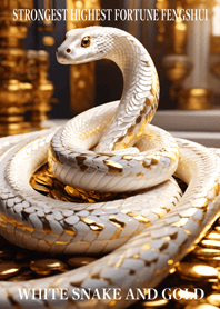White snake and gold  Lucky 43