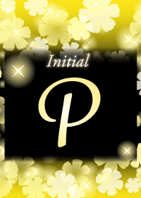 P-Initial-Flower-yellow&black