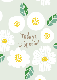 Three white flowers25 from Japan