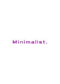 Minimalist THEME @90