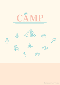 CAMP turquoise pink
