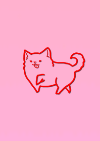 Simple cute lucky dog