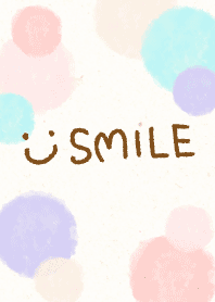 Smile Adult watercolor Polka dot c27