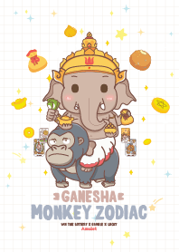 Ganesha & Monkey Zodiac + Fortune