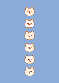 Cute little bear every day-Basic Color