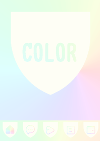 beige color rainbow  X17