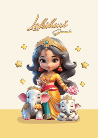 พระแม่ลักษมี & พระพิฆเนศ V.2 (วันจันทร์)