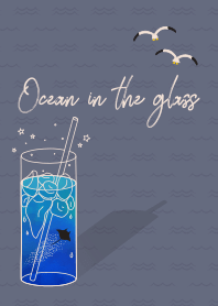玻璃杯中的海洋01 + 銀色 [os]