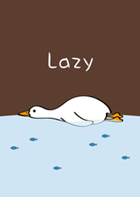 나쓸모없는 오리!대양!(어두운 갈색)