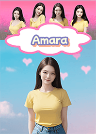 Amara Yellow shirt,jeans Pi02