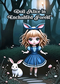 Doll Alice in Enchanted Forest