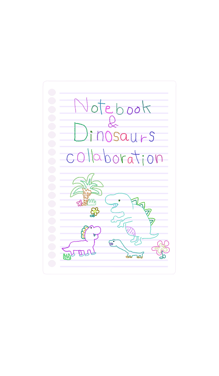 Notebook & Dinosaurs collaboration