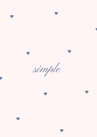 heart & pattern* lightpink_grayblue