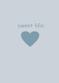 sweet life heart :)bluebeige