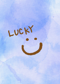 Smile - aquarelle blue15-