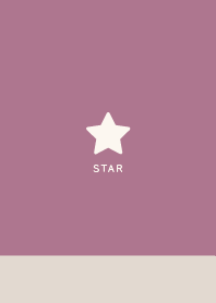 Simple Lucky Star -Pink Purple&Beige