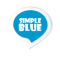 Blue Button In White V.3 (JP)