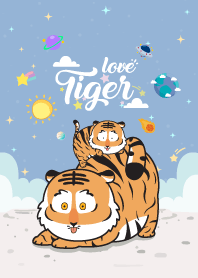 Fat Tiger Love Blue