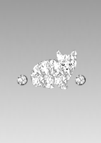 Diamond cat calling for luck