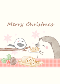 Hedgehog and Shimaenaga -Xmas- A