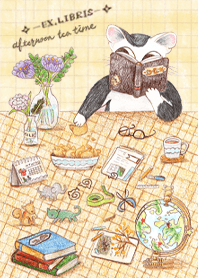 2023 LET'S DRAW 大眼喵午茶時光(復古郵票)