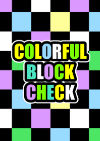 Colorful block check