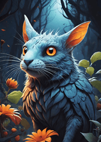 Halloween small animals D84A19