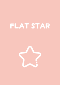 FLAT STAR - Coral Pink