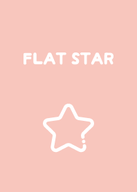 FLAT STAR / Coral Pink