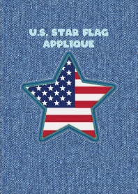 U.S. Star flag Applique 55
