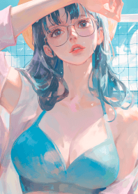 陽光美少女游泳 7