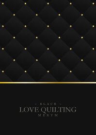 LOVE-QUILTING BLACK 16