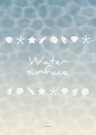 Beige Blue : Shellfish Water surface