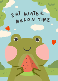 Eat watermelon time