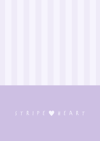 STRIPE&HEART PURPLE